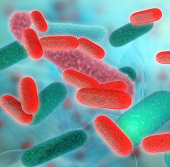 Bacteria - 3d rendered illustration